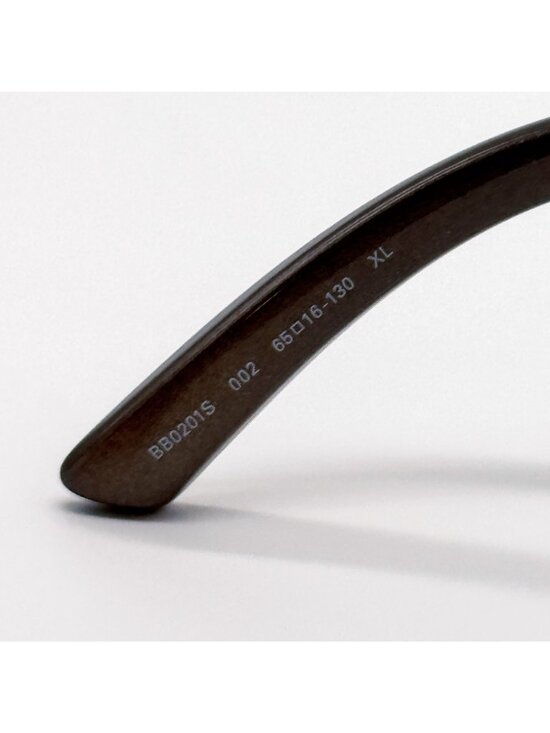 NEW BALENCIAGA BB0201S 002 SUNGLASSES BROWN OVERSIZED WOMEN EYEWEAR BALENCIAGA main image 6
